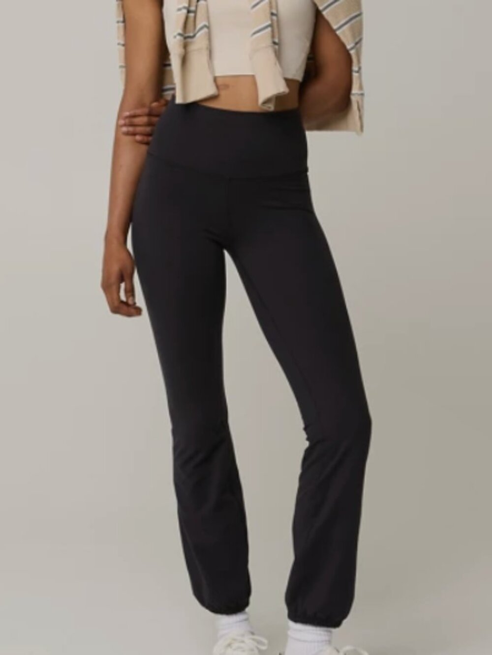 Offline by Aerie Black Women's High-Waist Active Cinched Legging Pants Large